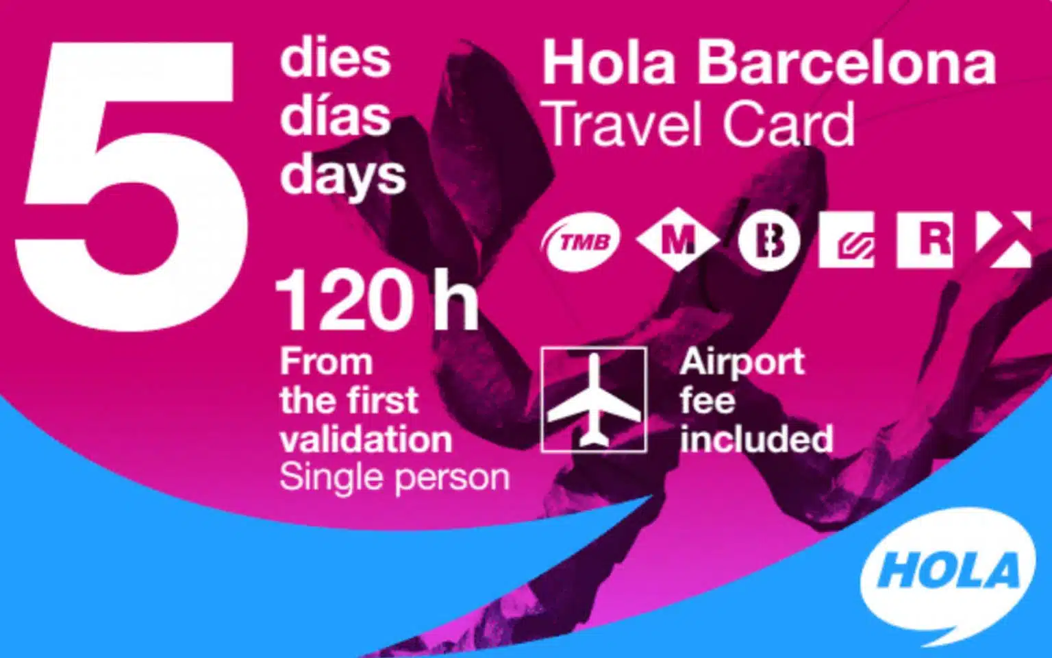 La carte Hola BCN Barcelone